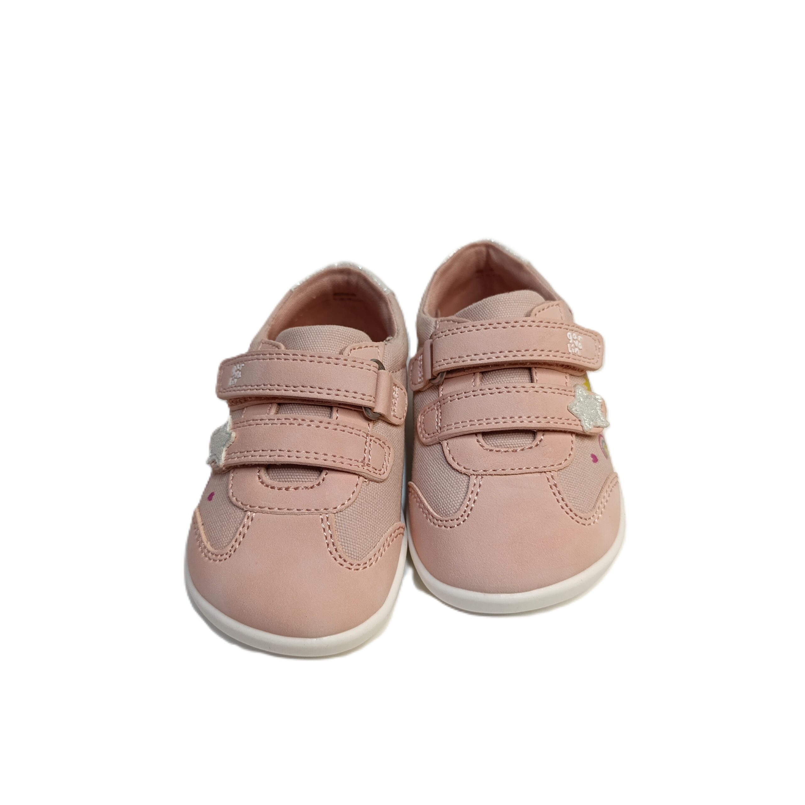 Zapatilla lona barefoot garvalin primeros pasos rosa