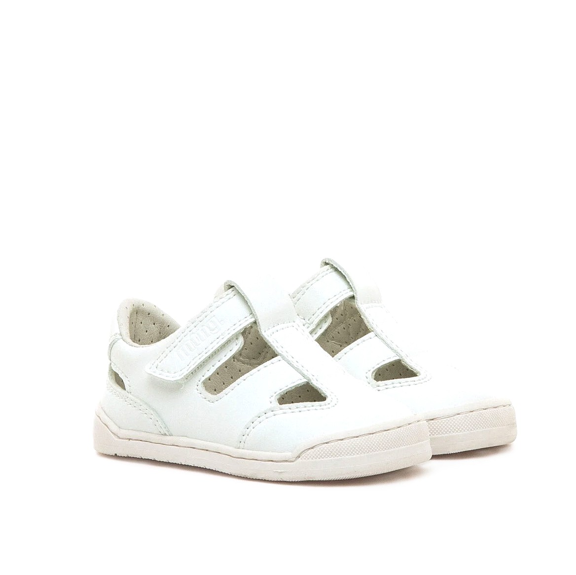 Sandalia barefoot bebé mustang free blanco