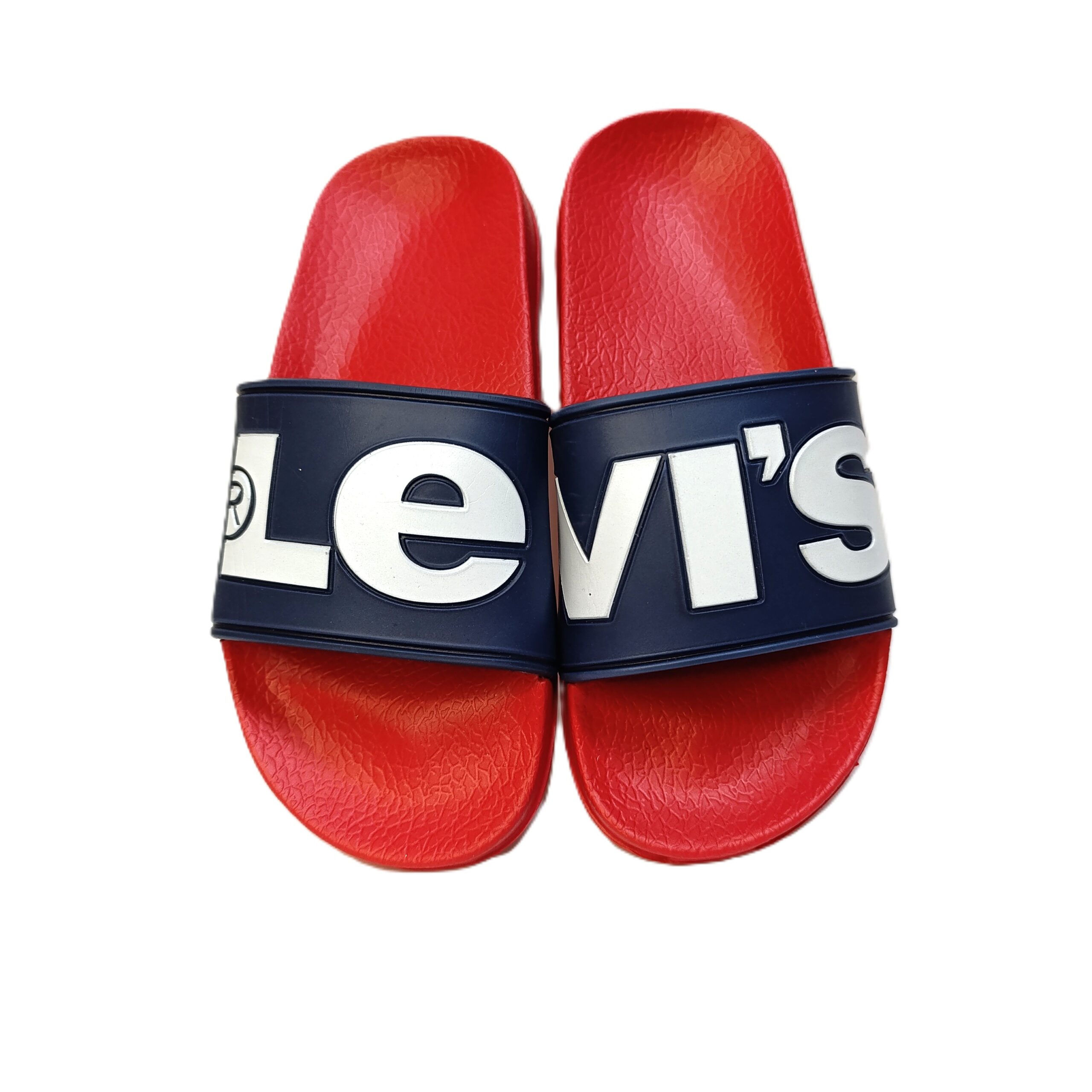 Chancla levi´s june marino/rojo