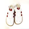 Deportiva barefoot chetto piel blanco/rojo