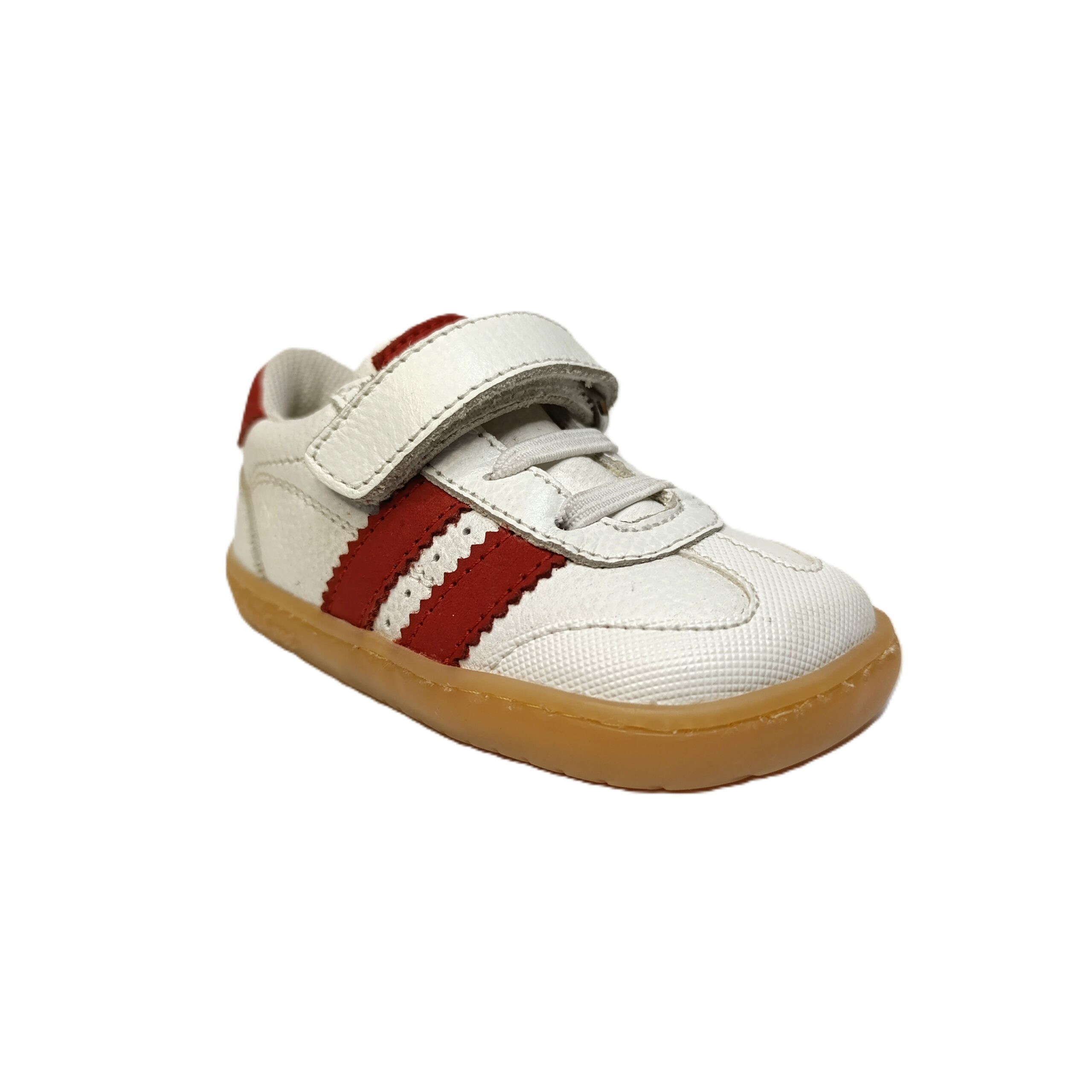 Deportivo barefoot bebé chetto blanco rojo