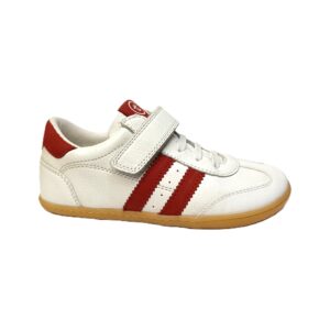 Deportiva barefoot niños chetto blanco/rojo