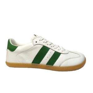 Deportiva barefoot chetto piel mujer blanco/verde