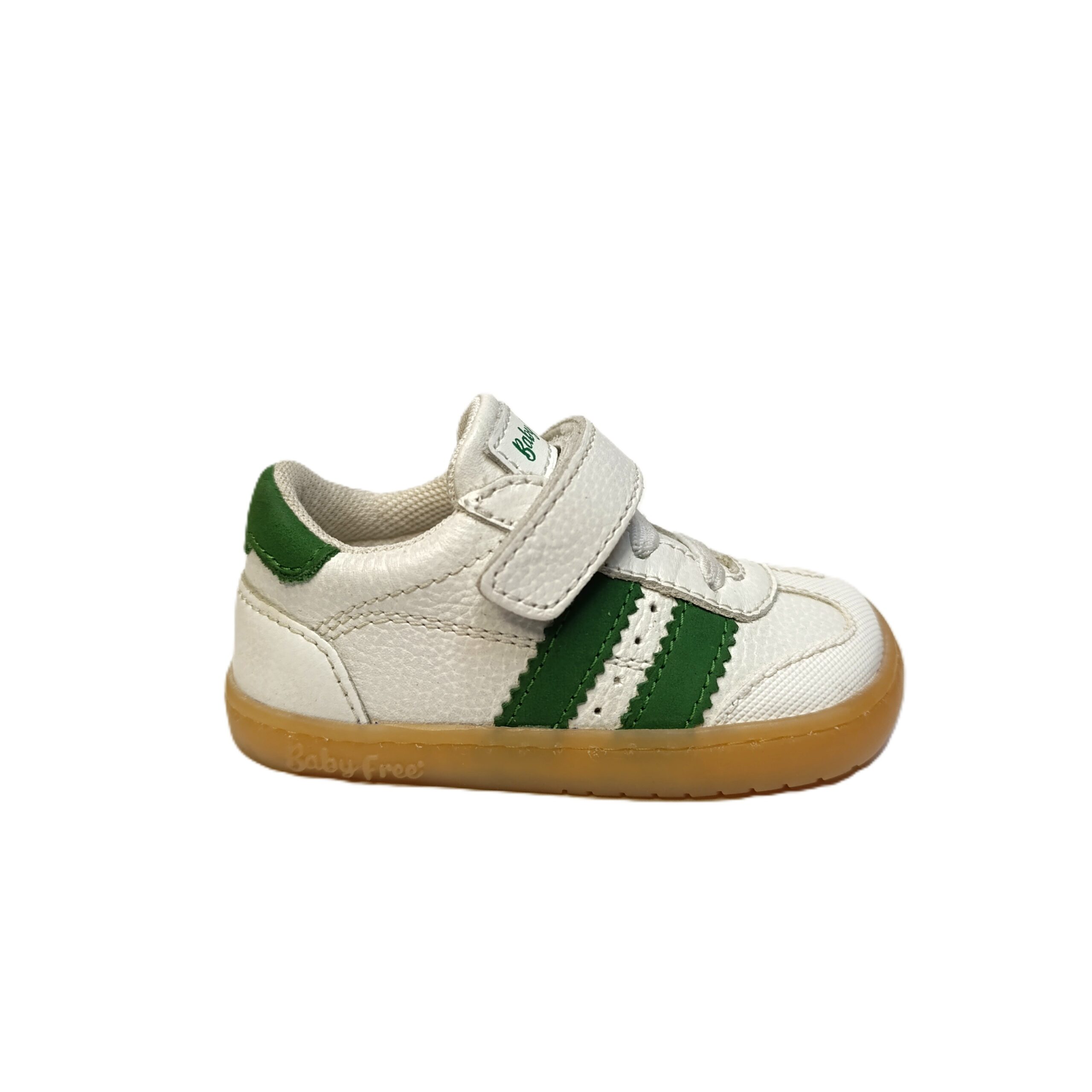 Deportivo barefoot bebé chetto blanco verde