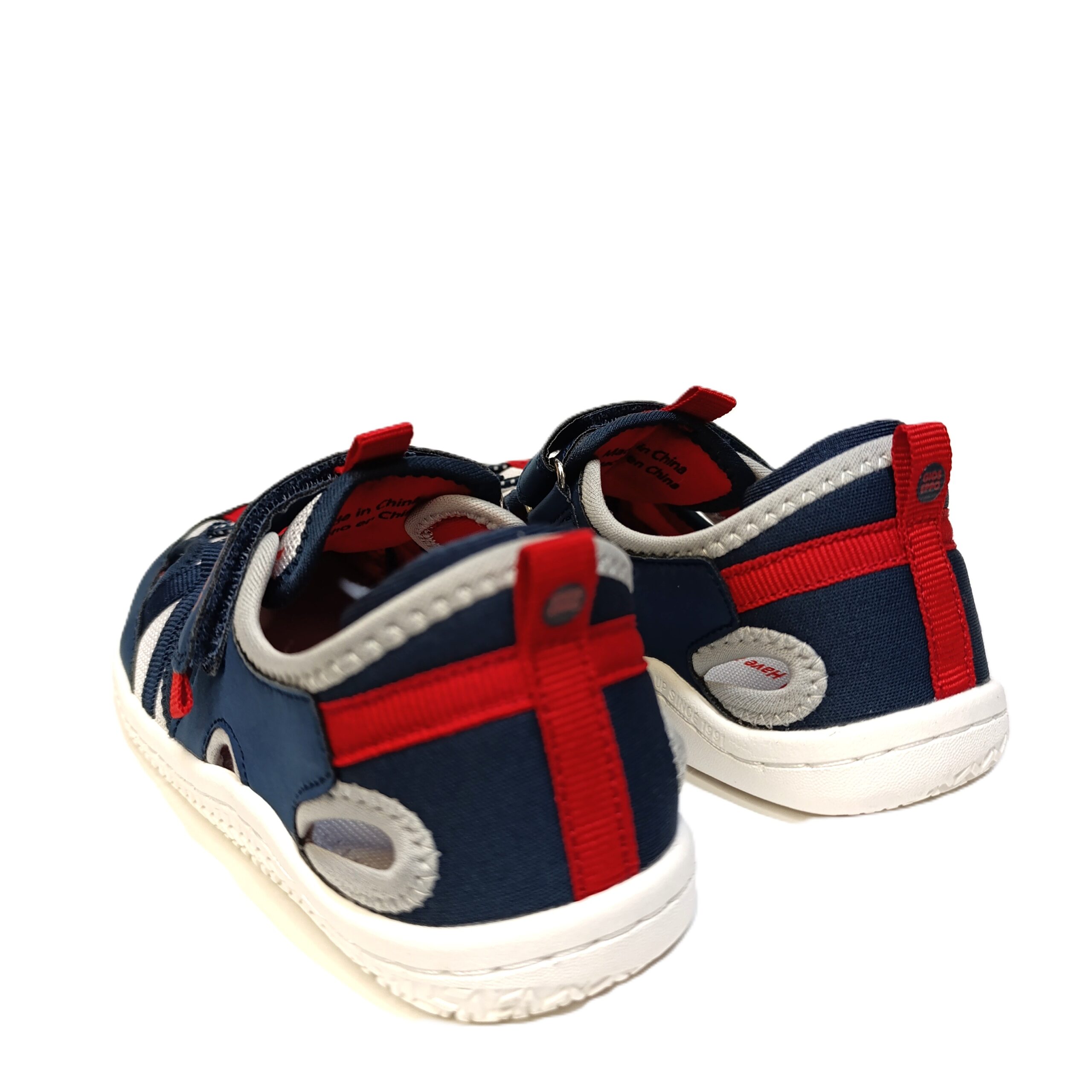 Sandalia barefoot cangrejera azul niños gioseppo