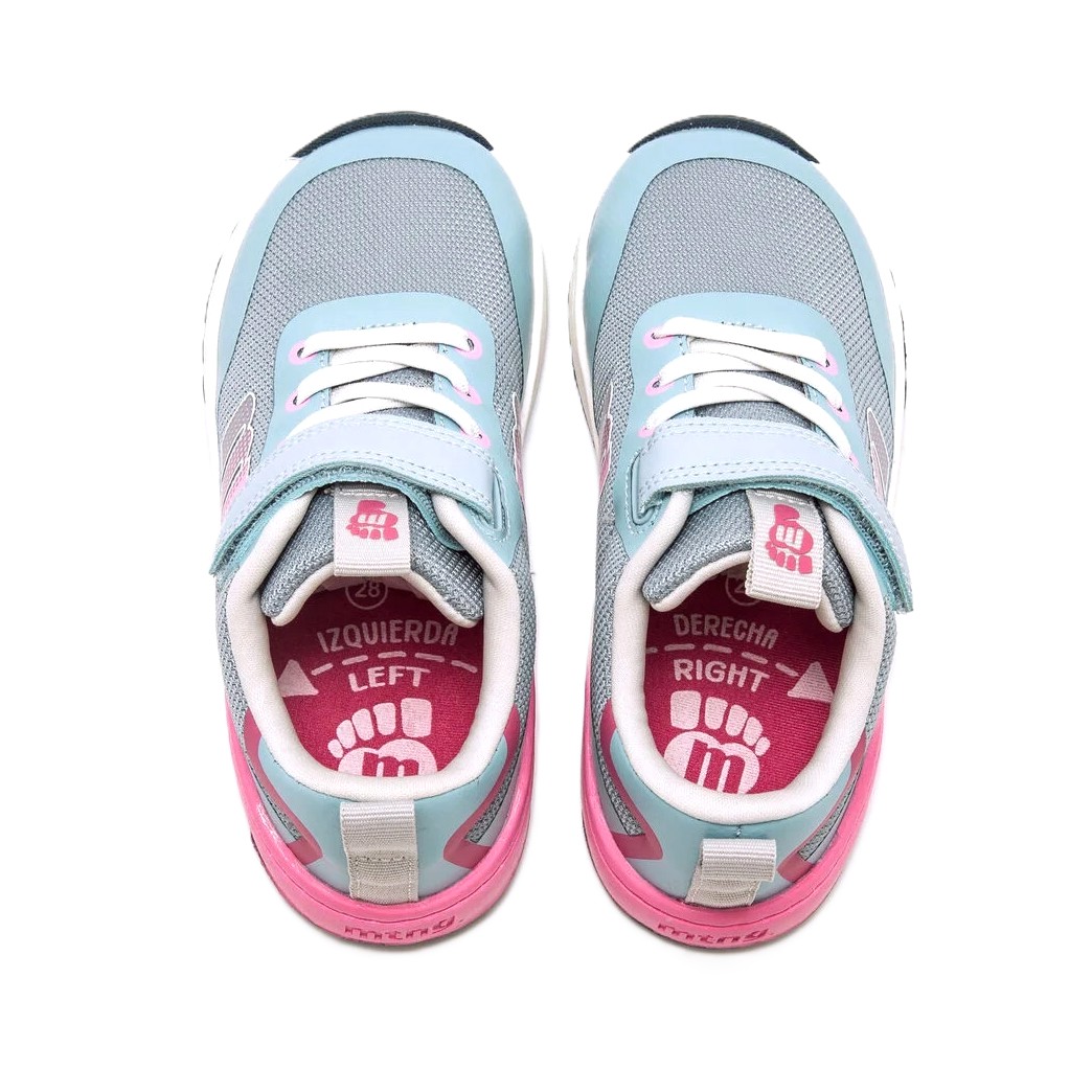 Deportiva barefoot Mustang free niña azul