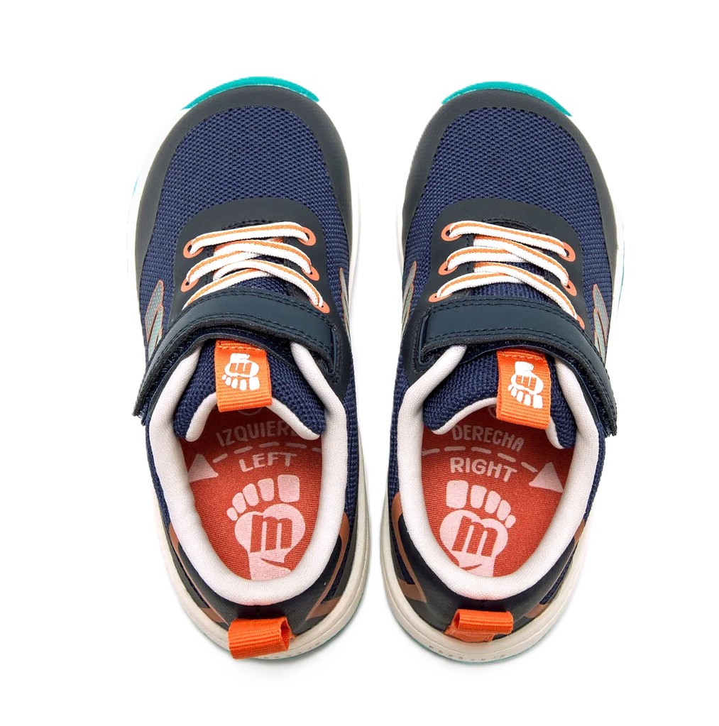 Deportiva barefoot mustang free niños marino