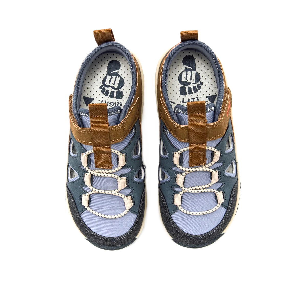 Cangrejera barefoot Mustang free Azul