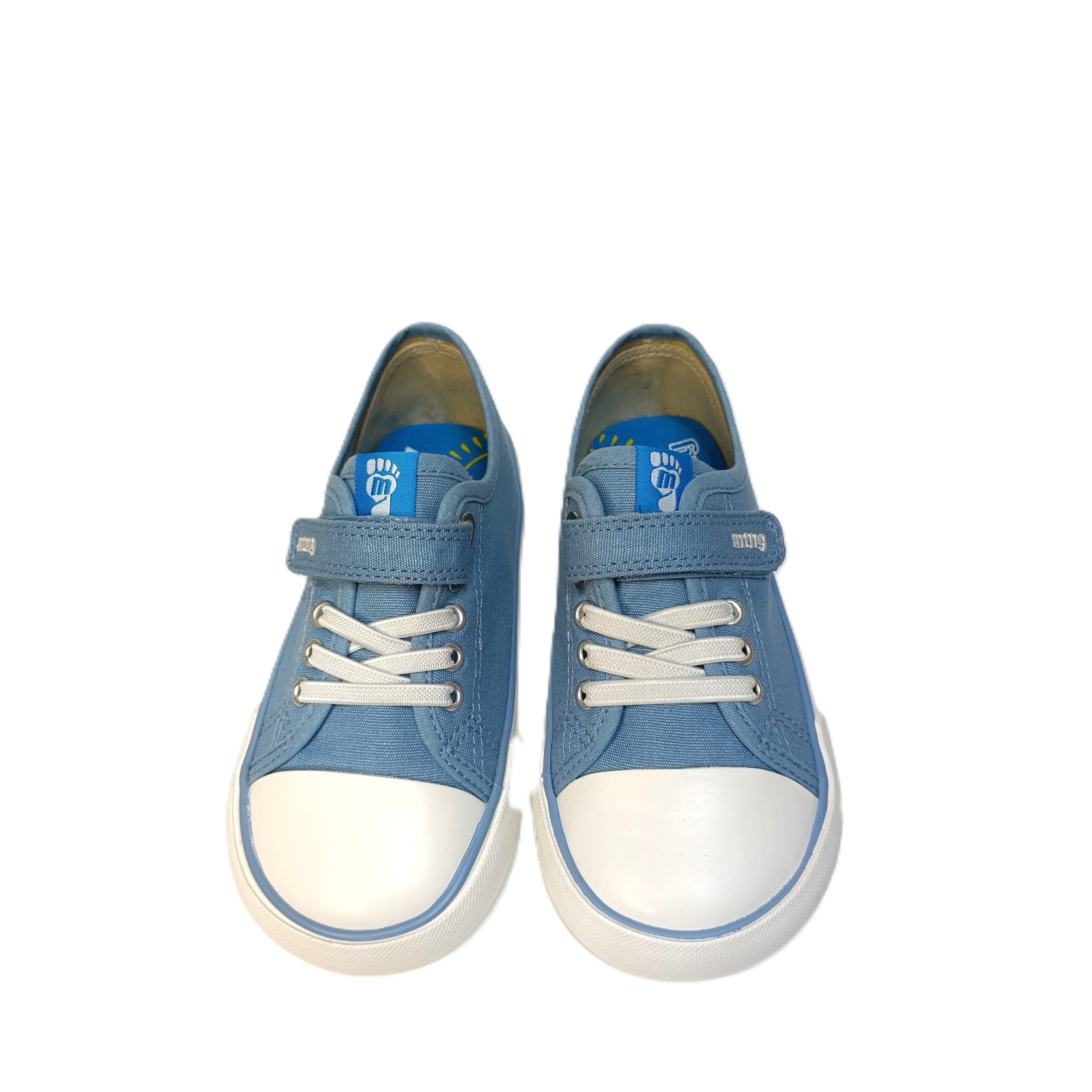 Zapatilla barefoot casual lona mustang azul jeans