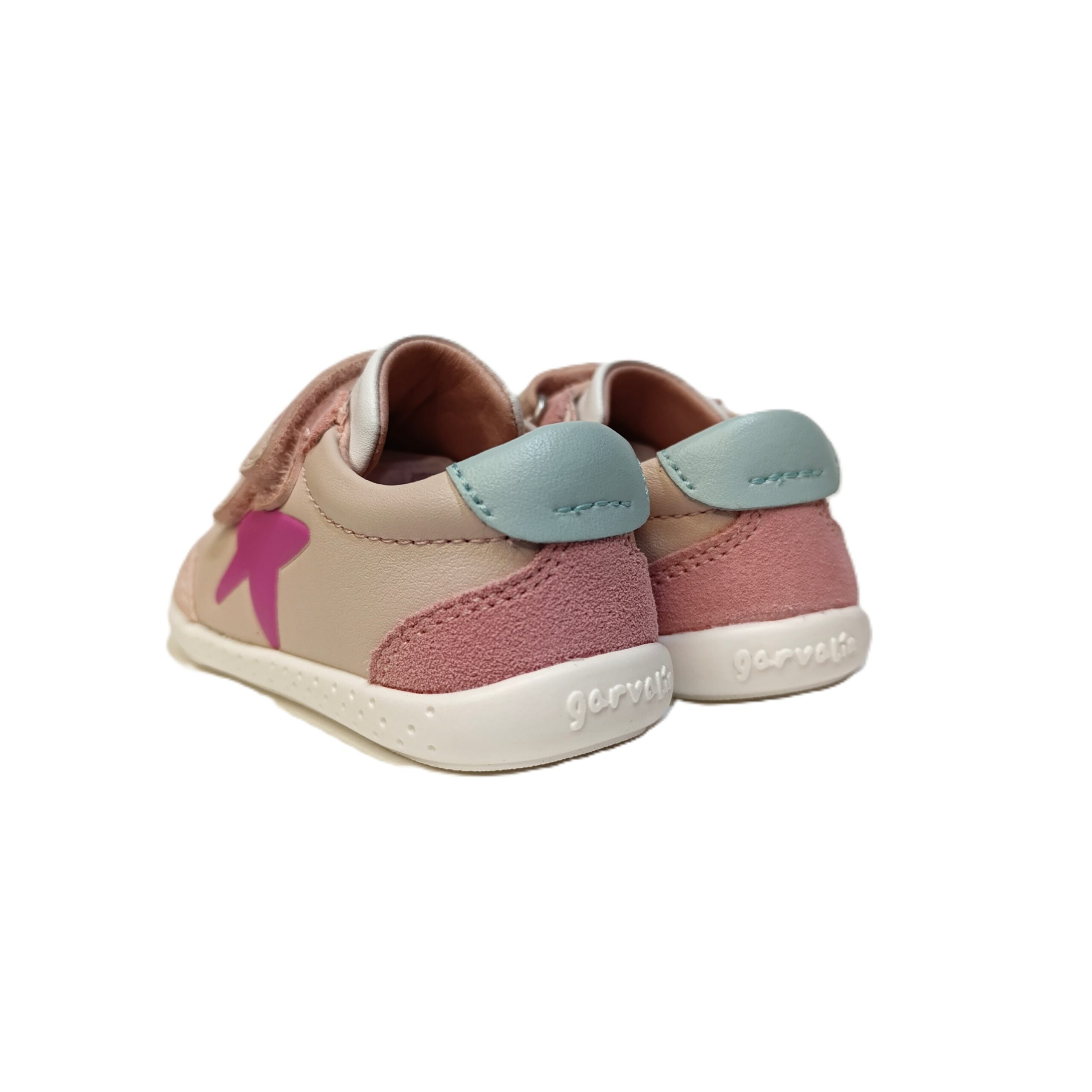 Deportiva barefoot primeros pasos garvalin estrella rosa
