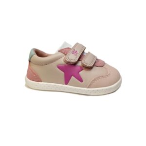 Deportiva barefoot primeros pasos garvalin estrella rosa