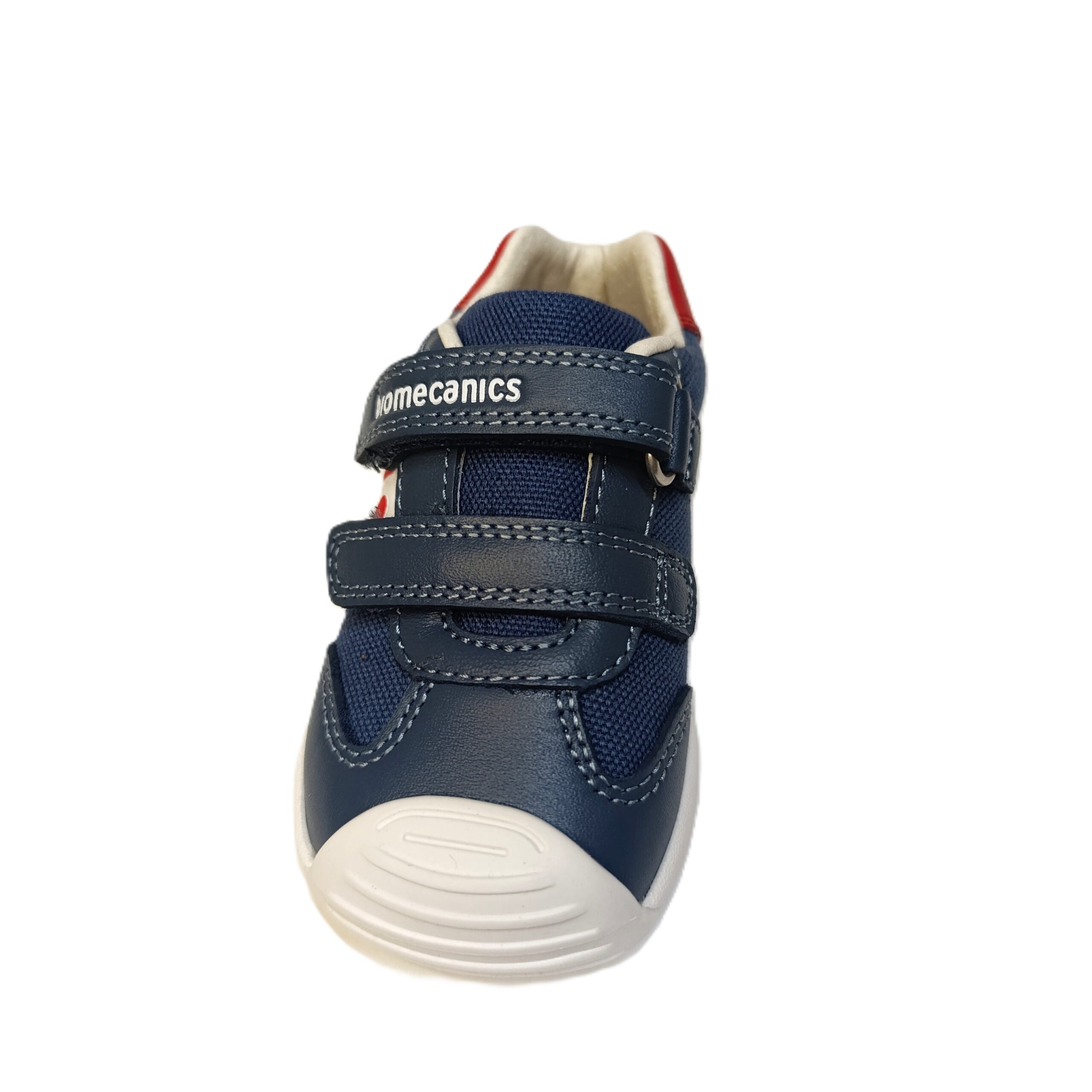 Deportiva biomecanics primeros pasos niño azul