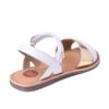 Sandalia niña piel gioseppo blanco/oro