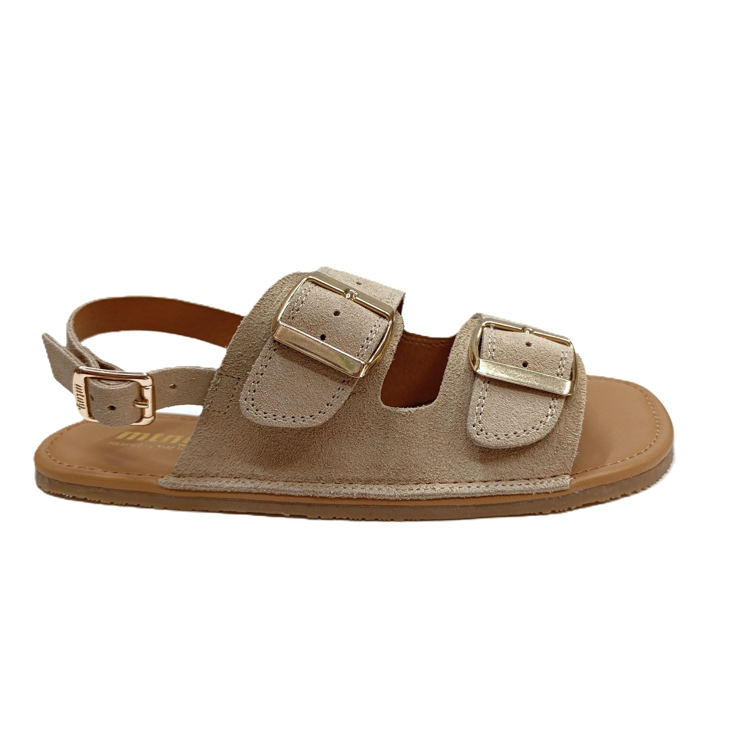 Sandalia barefoot mujer mustang serraje camel