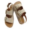 Sandalia barefoot mujer mustang serraje camel