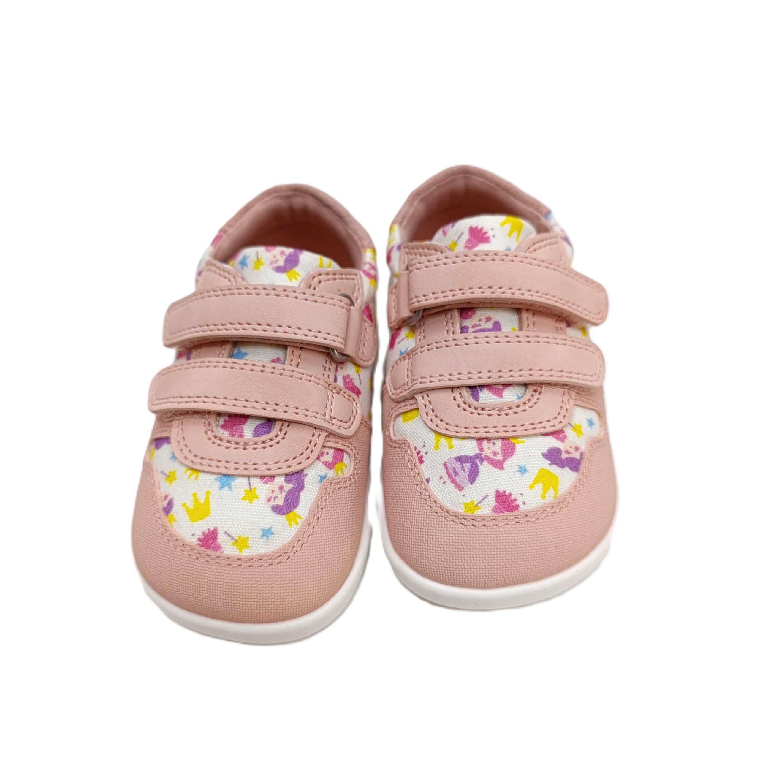 Lona barefoot Garvalín niña primeros pasos blanco/rosa