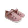 Sandalia piel barefoot bebé Garvalin rosa