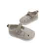 Sandalia lona barefoot bebé Garvalin beige