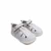 Sandalia piel barefoot bebé Garvalin blanco