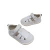Sandalia piel barefoot bebé Garvalin blanco