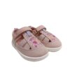 Sandalia lona barefoot bebé Garvalin rosa hada