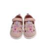 Sandalia lona barefoot bebé Garvalin rosa hada
