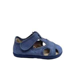 Sandalia barefoot lona Batilas navy