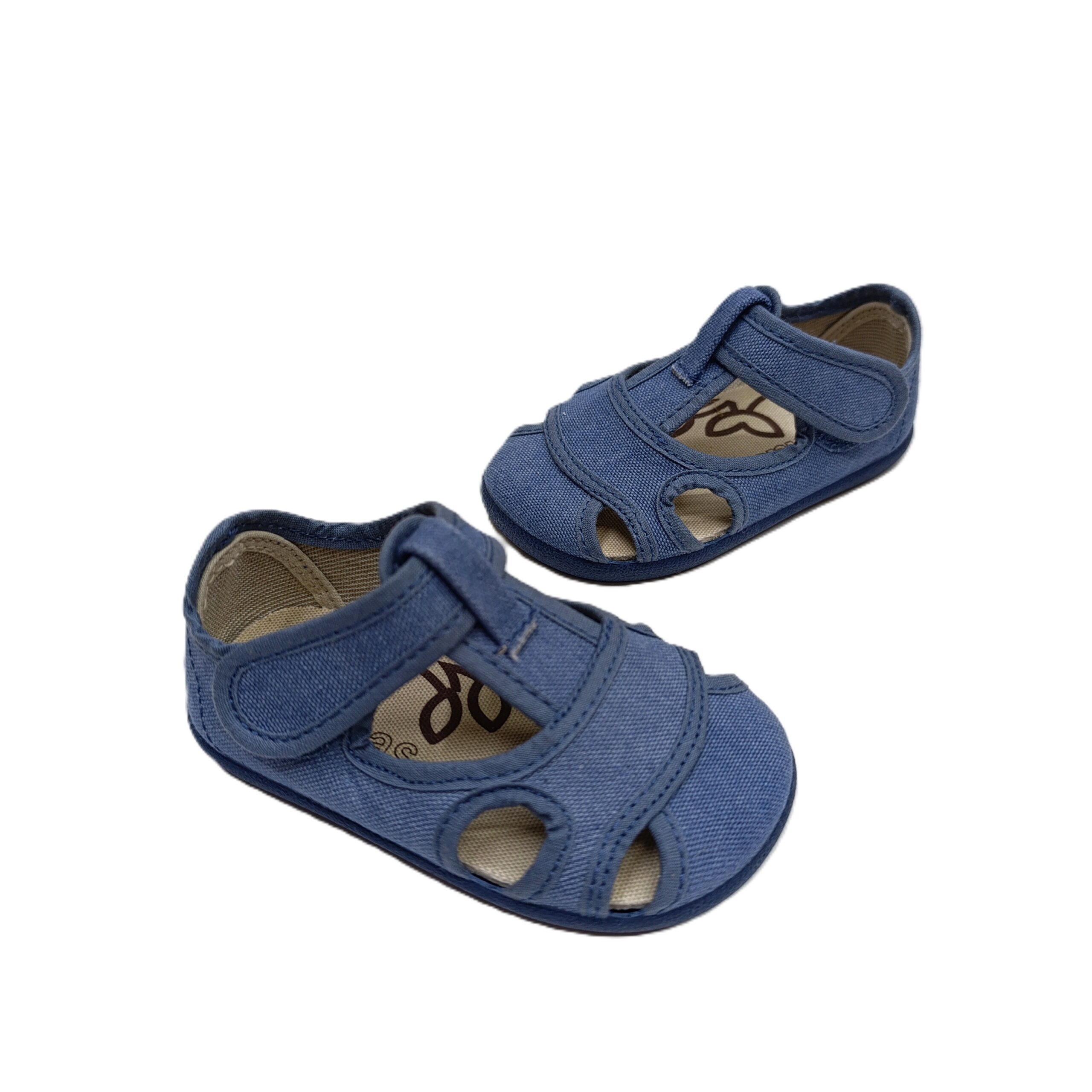 Sandalia barefoot lona Batilas navy