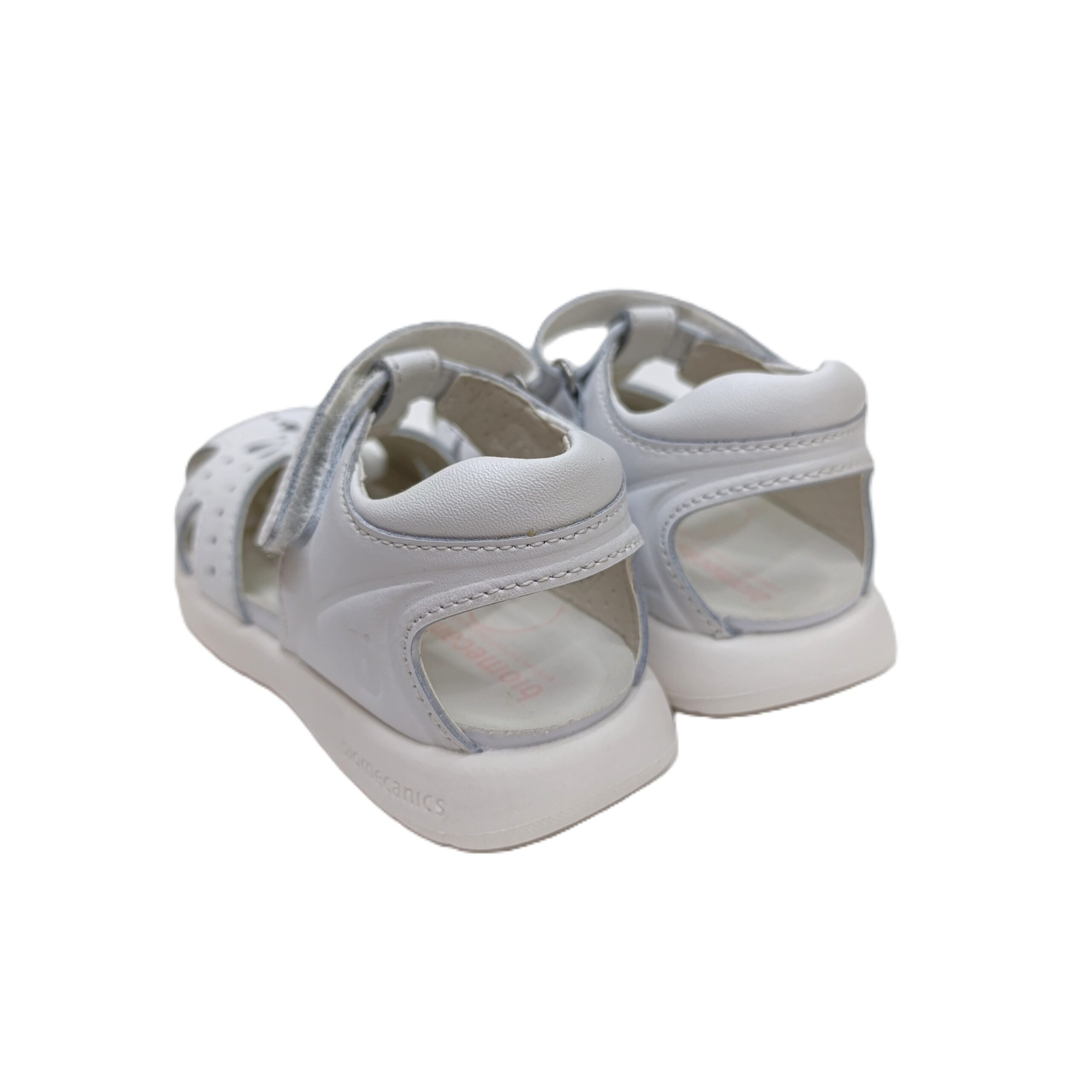 Sandalia biomecanics piel niña blanco