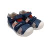 Sandalia biomecanics bebé primeros pasos en piel azul