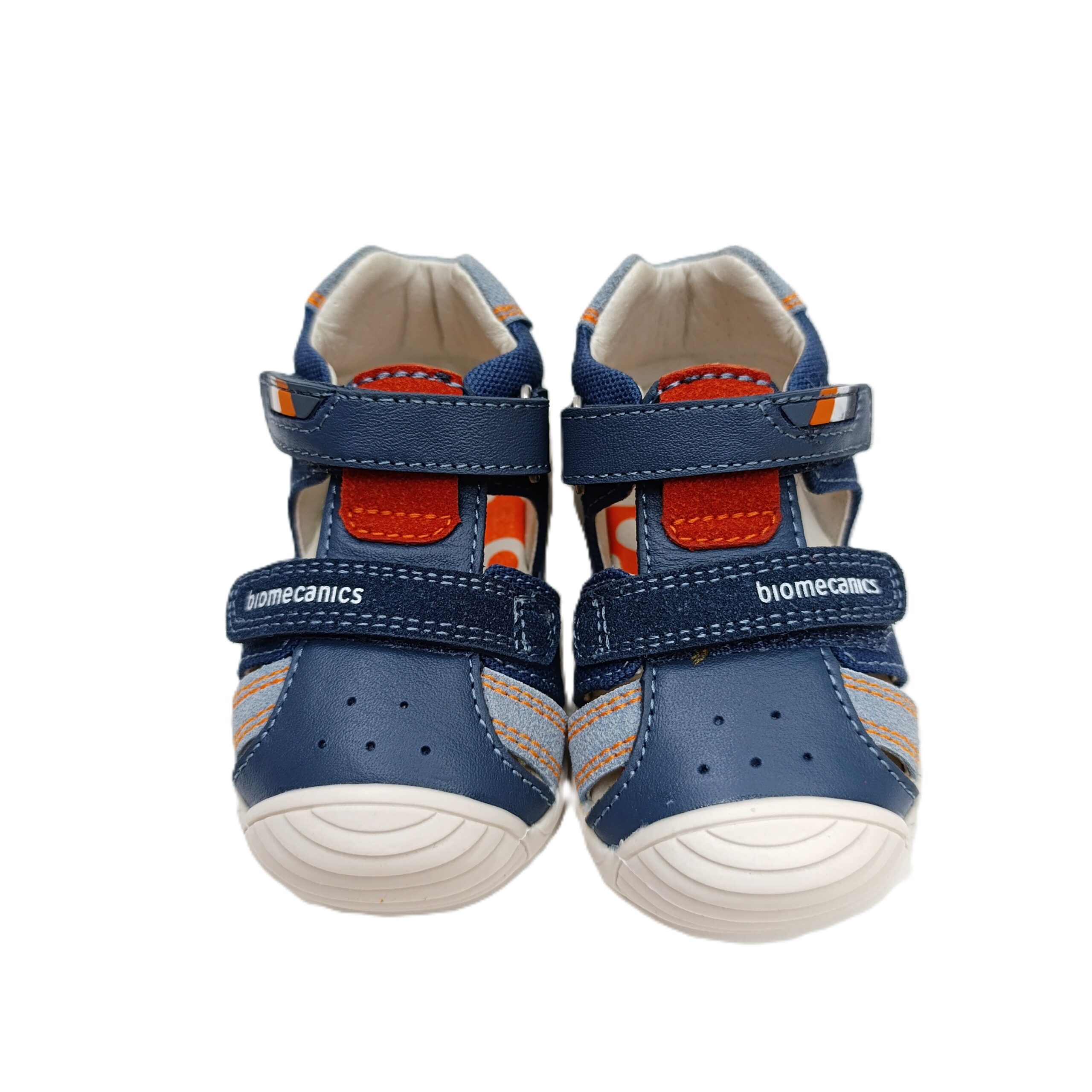 Sandalia biomecanics bebé primeros pasos en piel azul