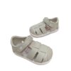 Sandalia barefoot bebé piel beige de Garvalín