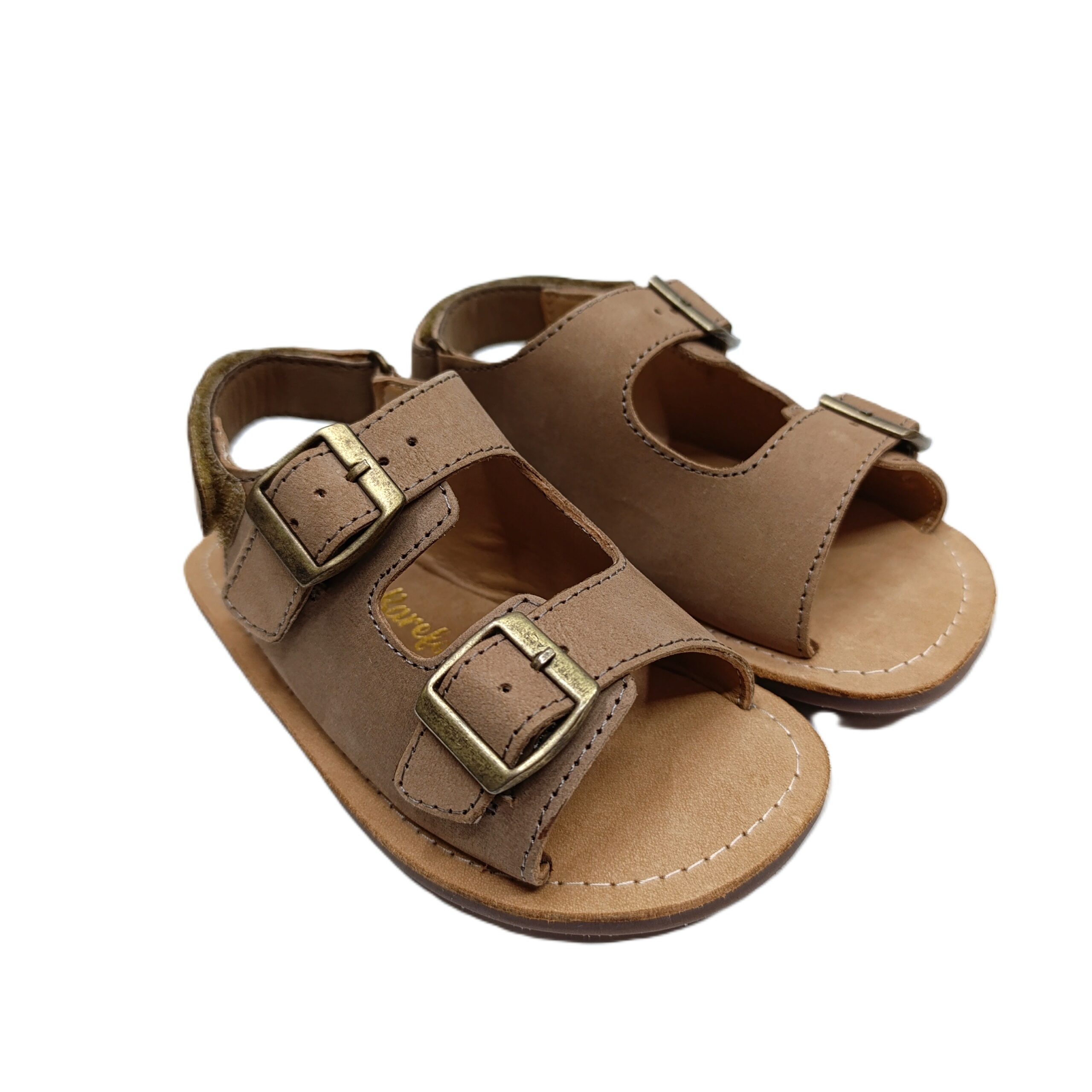 Sandalia barefoot infantil tipo bio Chetto marrón