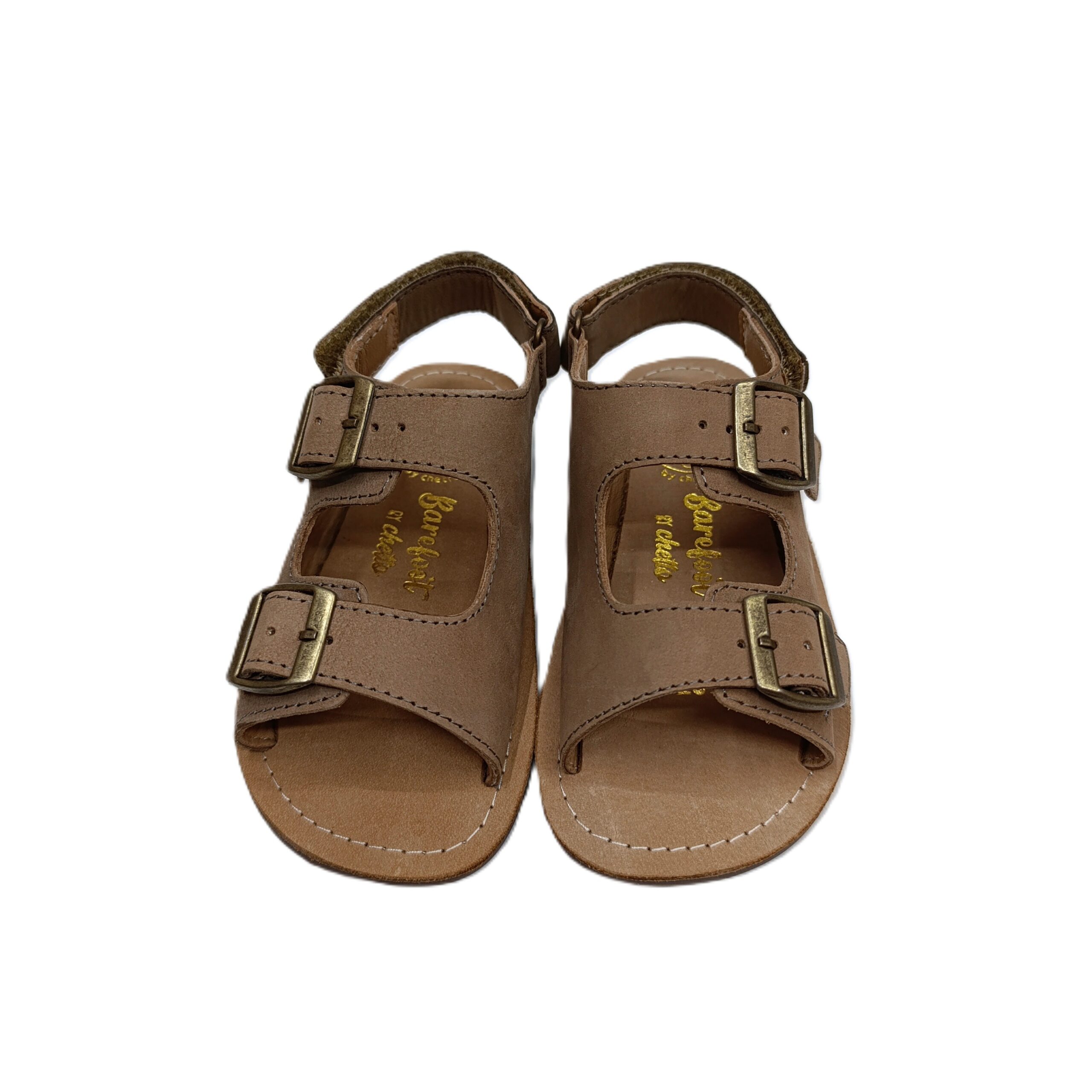 Sandalia barefoot infantil tipo bio Chetto marrón