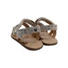 SaNDALIA BAREFOOT NIÑA CHETTO CAMEL CORAZONES