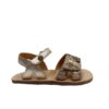 SaNDALIA BAREFOOT NIÑA CHETTO CAMEL CORAZONES
