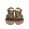 SaNDALIA BAREFOOT NIÑA CHETTO CAMEL CORAZONES