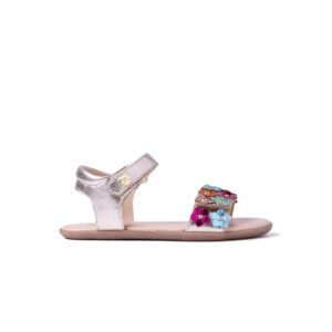 Sandalia barefoot gioseppo niña flores multicolor