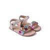Sandalia barefoot gioseppo niña flores multicolor