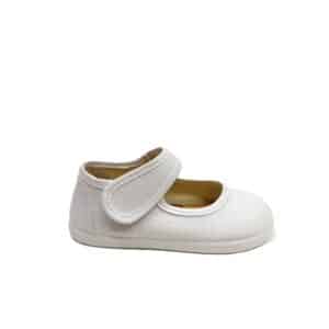 Mercedes barefoot lino blanco Batilas