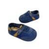 Zapatilla barefoot casual Batilas azul/mostaza