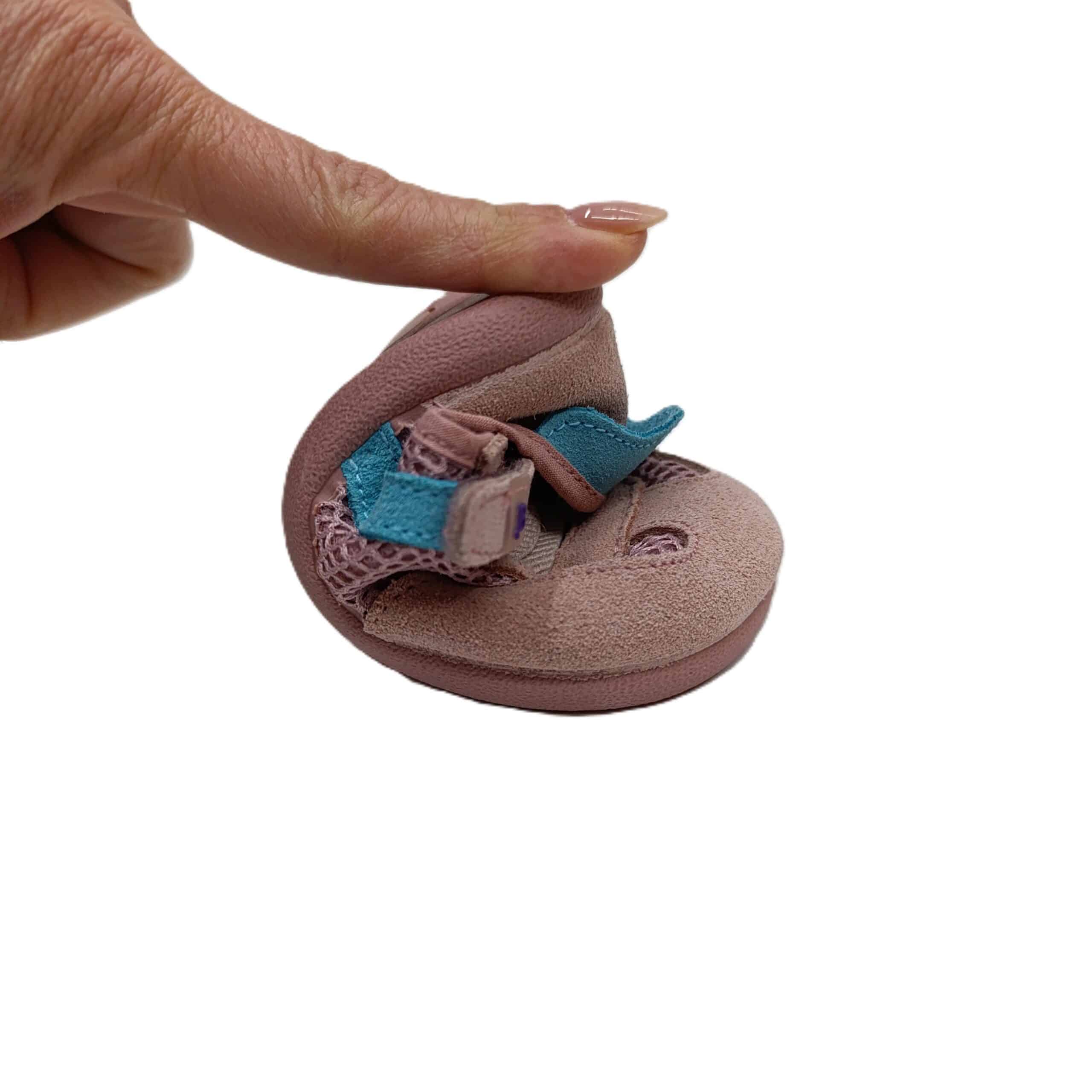 Zapatilla barefoot casual Batilas rosa/turquesa