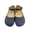 Zapatilla barefoot mujer lona Batilas Salón gris