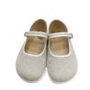 Mercedes barefoot mujer lona Batilas color piedra