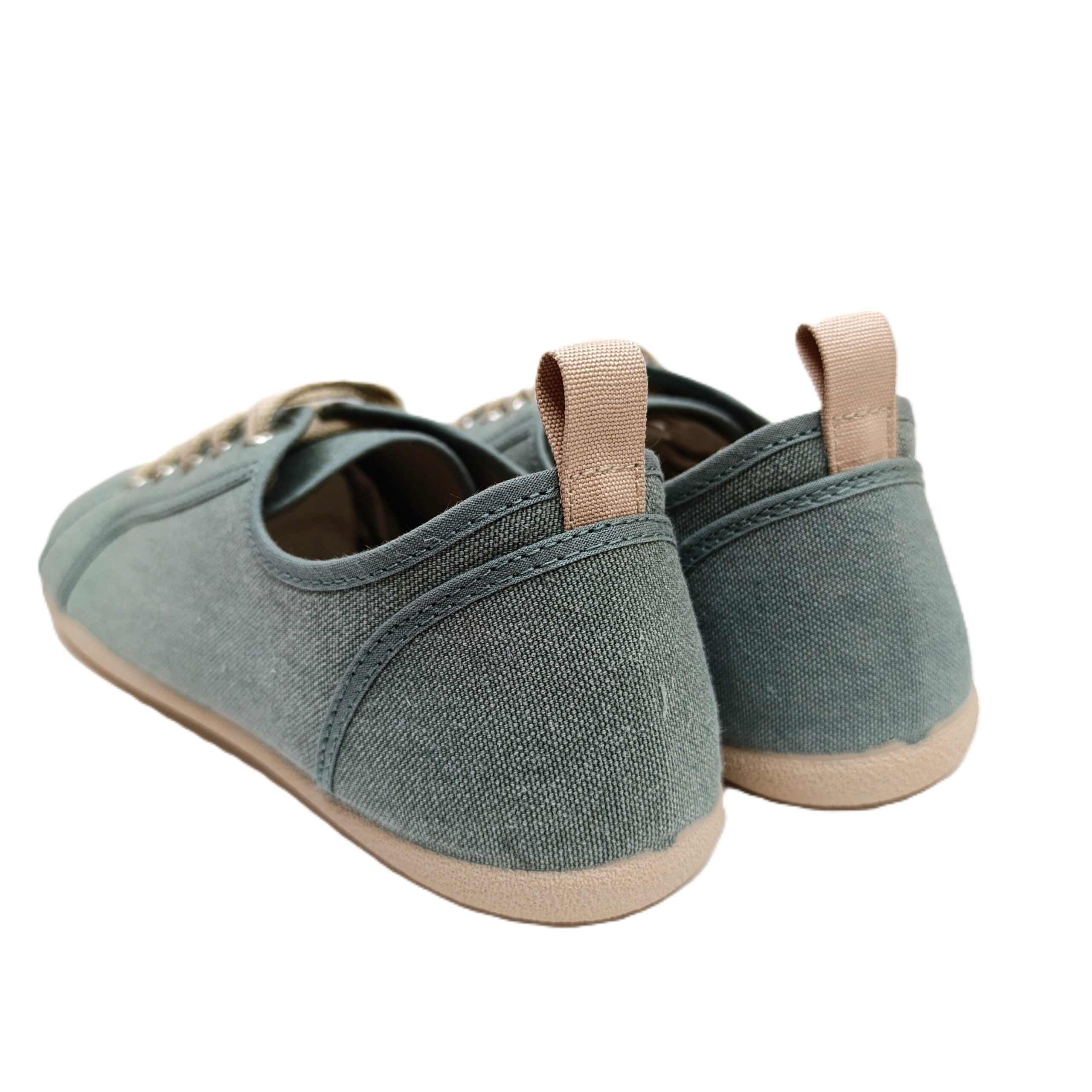 Zapatilla barefoot mujer batilas ingles verde
