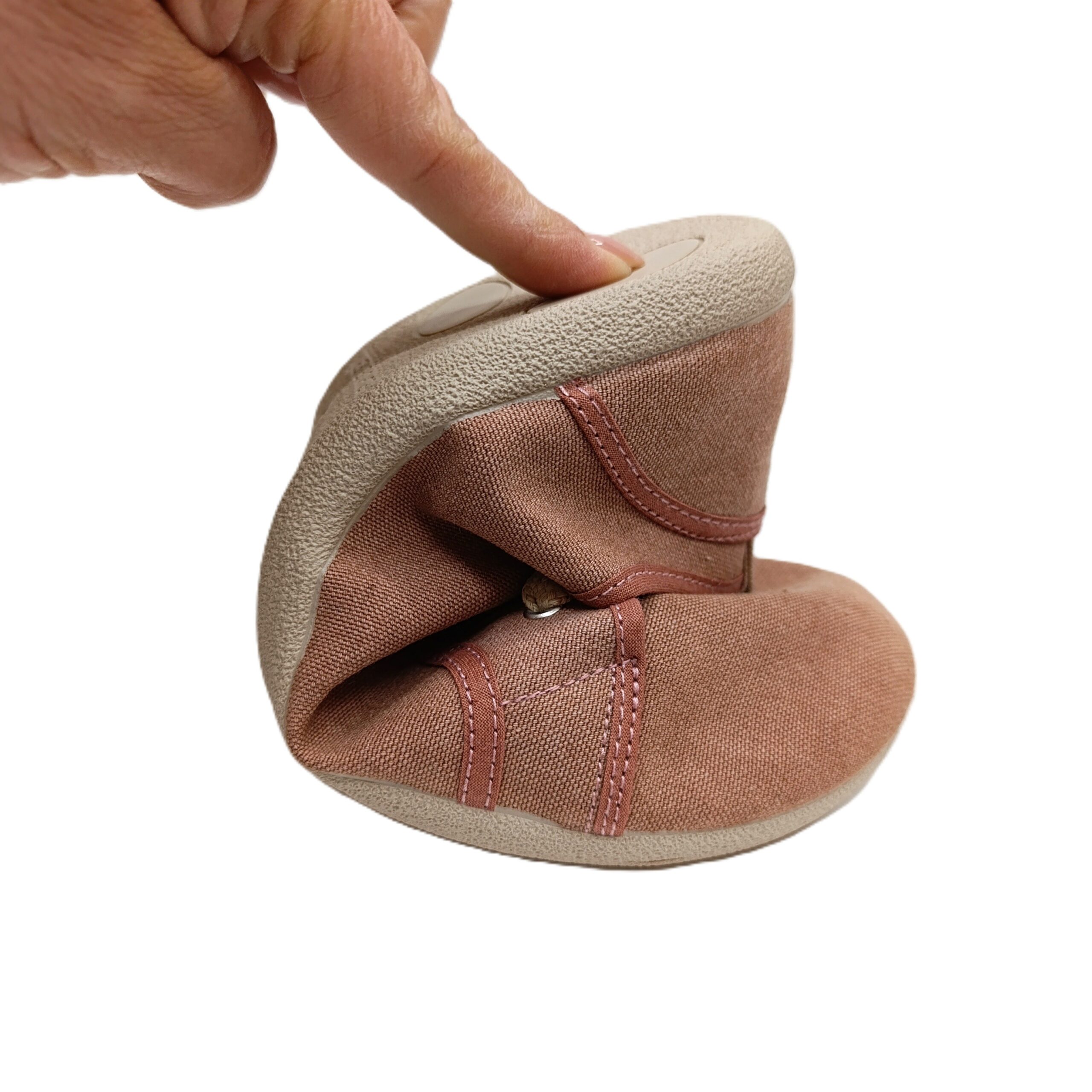 Zapatilla barefoot mujer Batilas inglés rosa