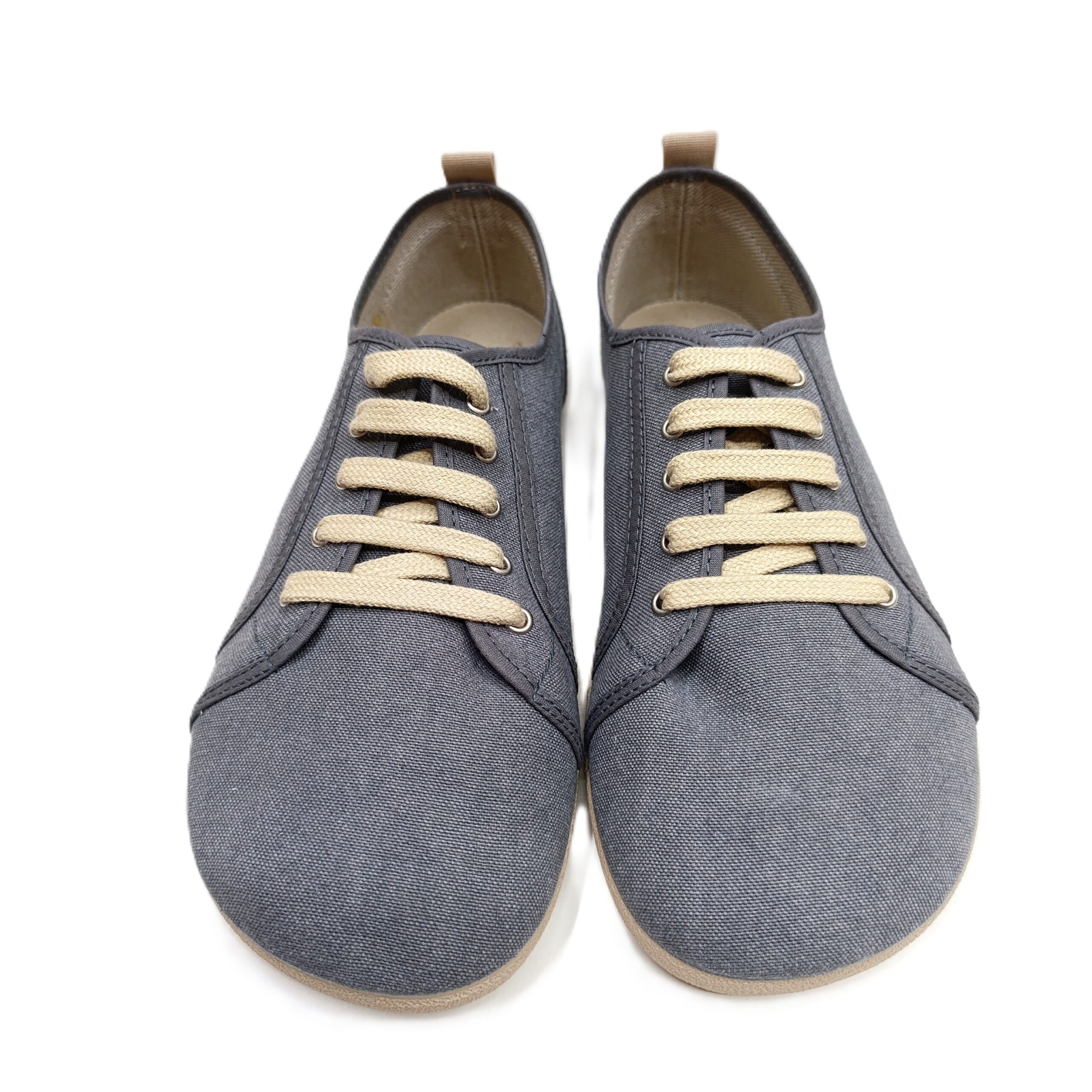 Zapatilla lona barefoot mujer ingles Batilas gris
