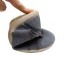 Zapatilla lona barefoot mujer ingles Batilas gris