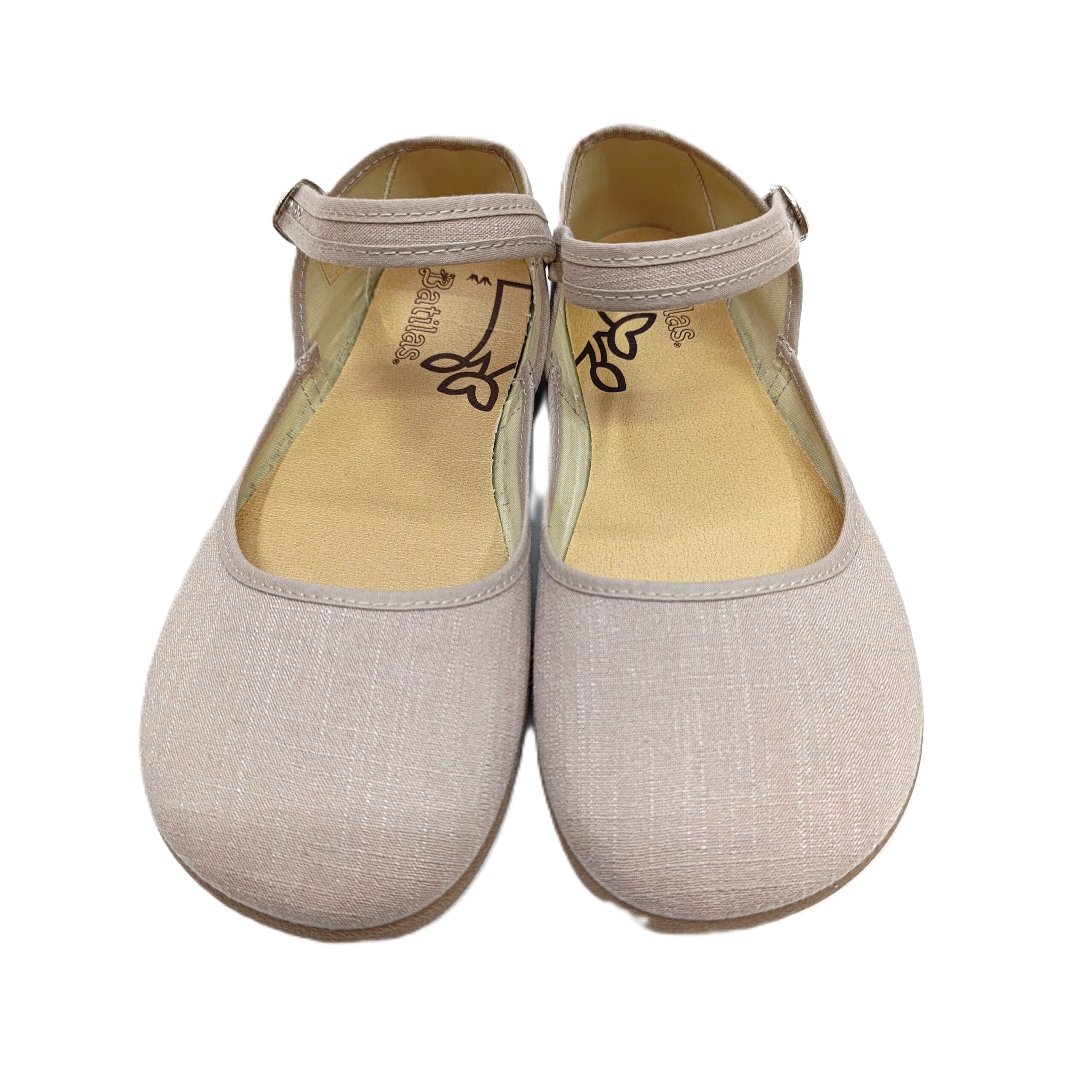 lona barefoot mujer Batilas salón taupe