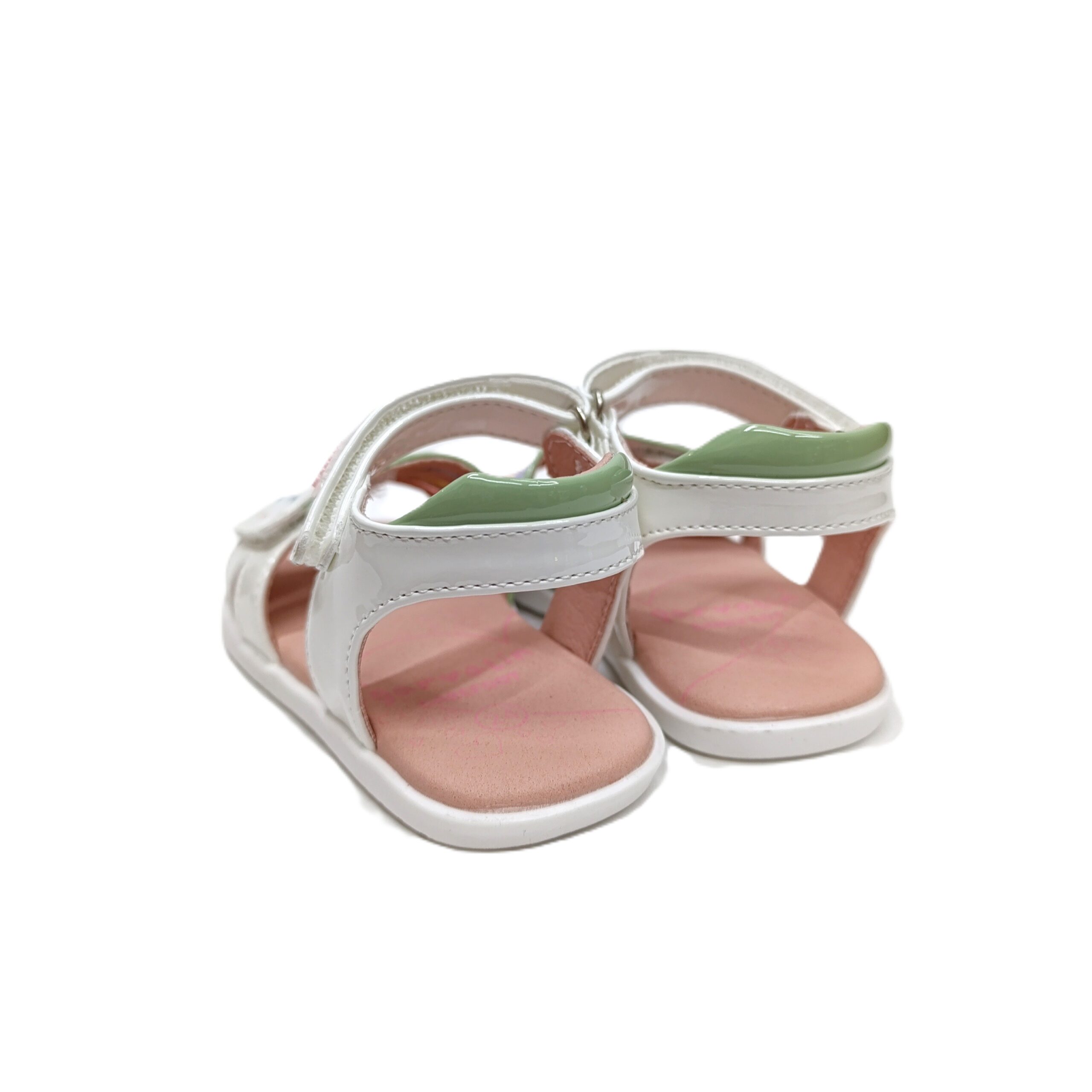 Sandalia barefoot niña Garvalín nube blanco